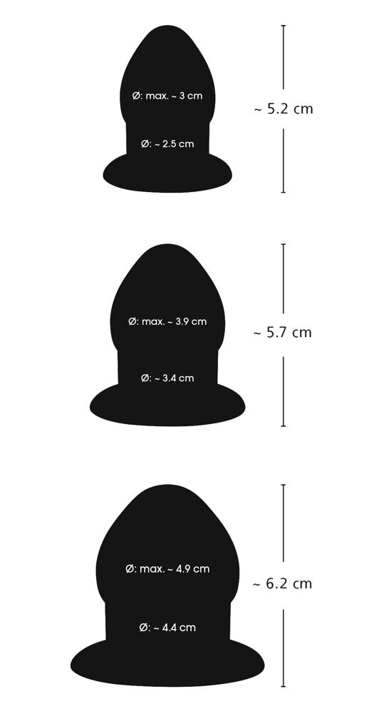 Anal Stretching Plug Set