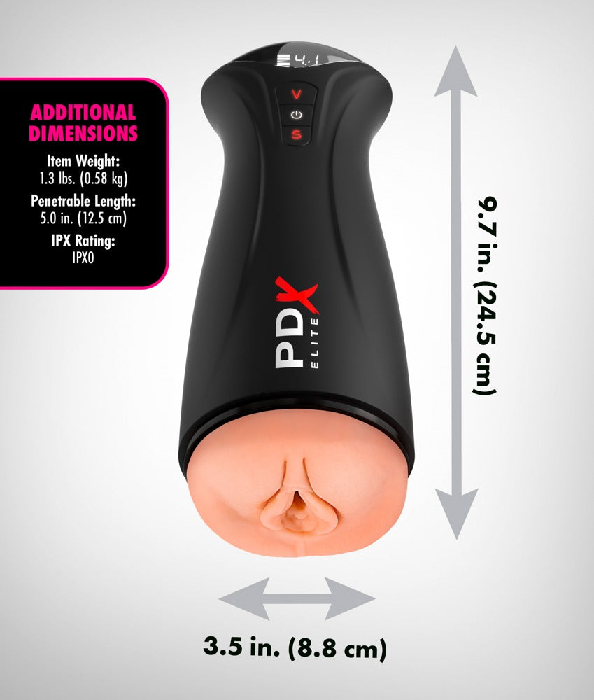 PDX Elite Fuck-Gasm – Automatisk Masturbator med Sug