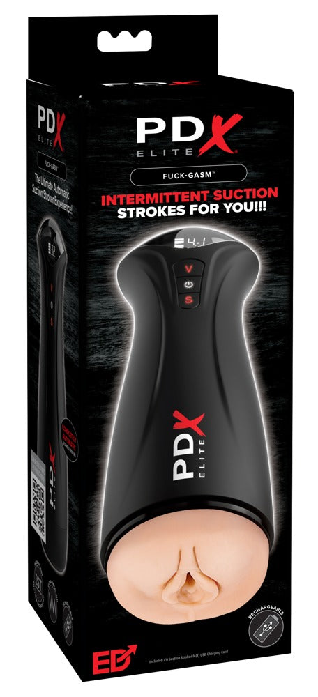 PDX Elite Fuck-Gasm – Automatisk Masturbator med Sug