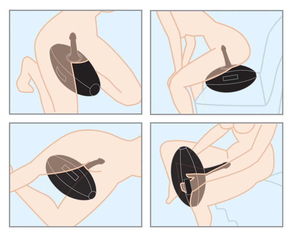 Uppblåsbar Love Ball med Dildo