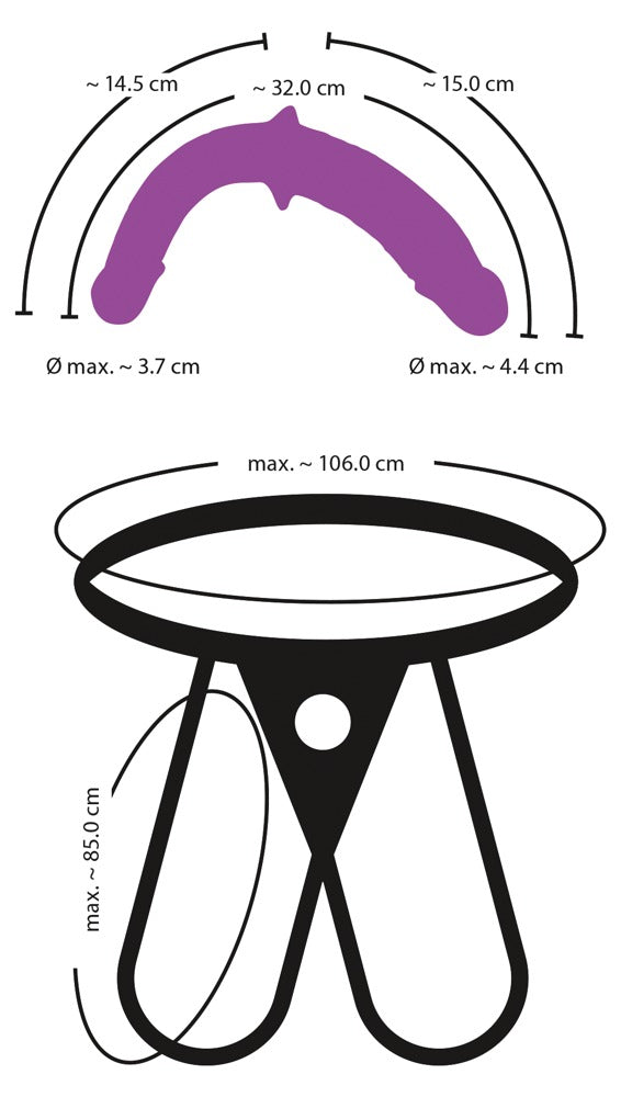 Sweet Smile Double Strapon