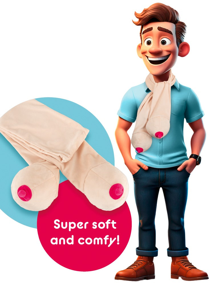 Rolig Boob Scarf – Partyaccessoar