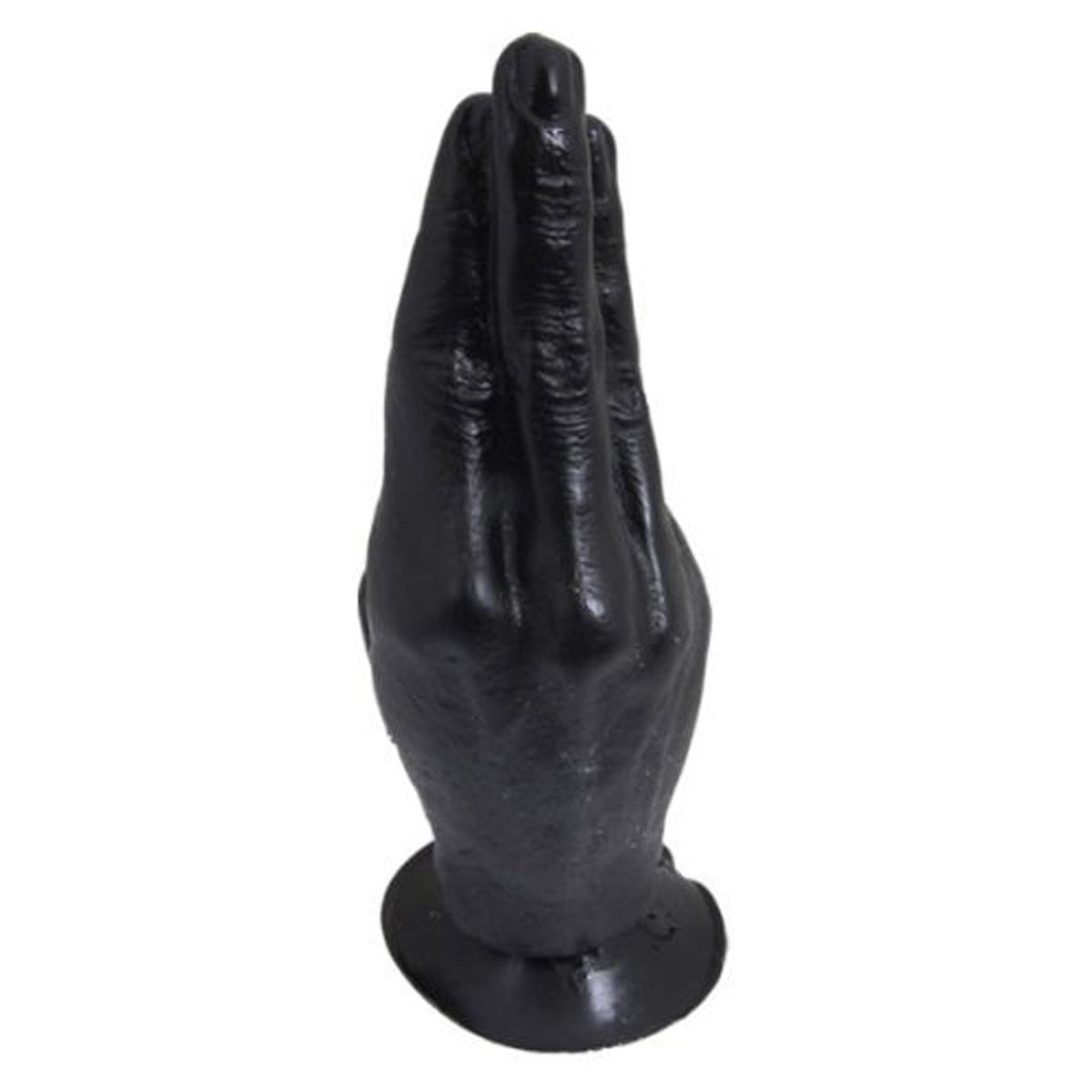 All Black Hand Dildo 21 cm