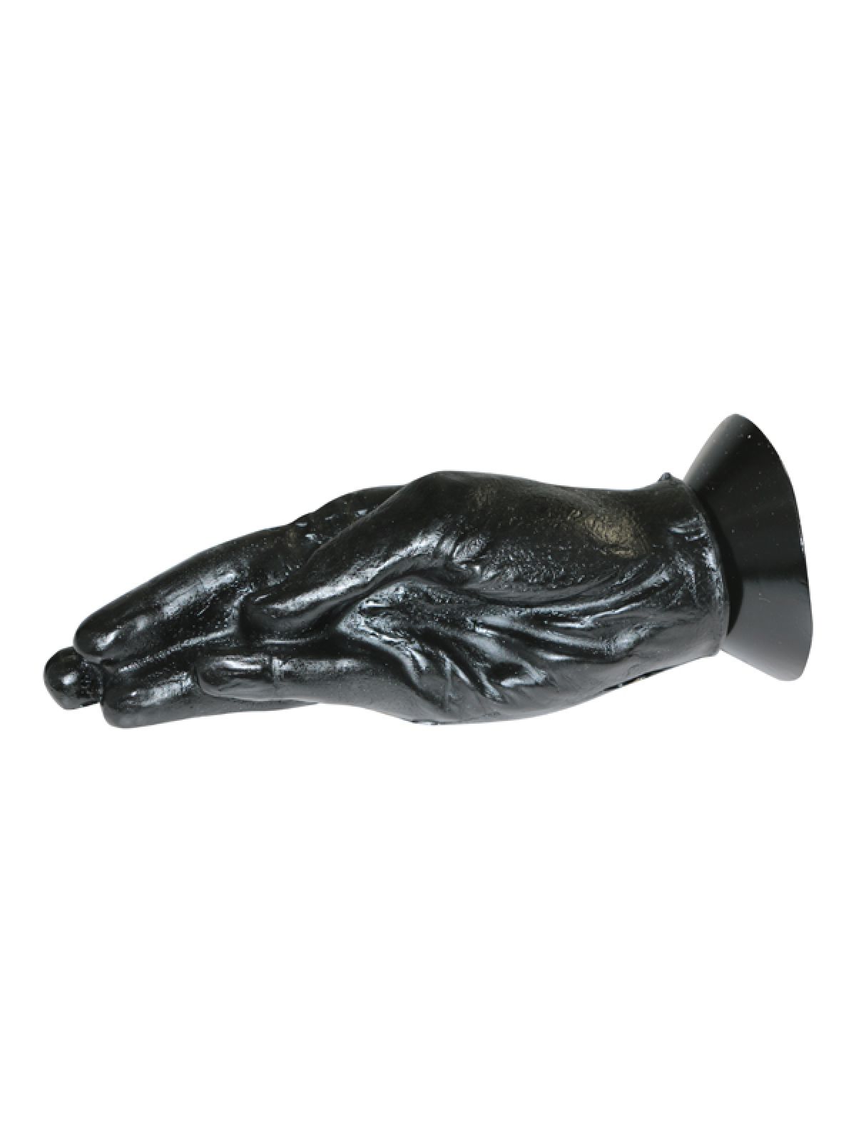 All Black Hand Dildo 21 cm