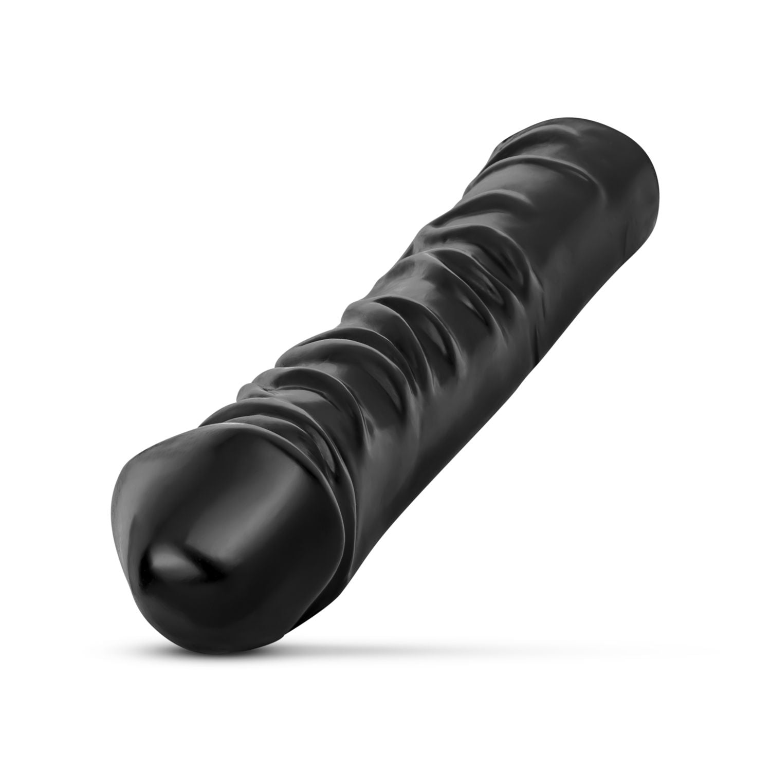All Black Realistic XXL Dildo 33 cm