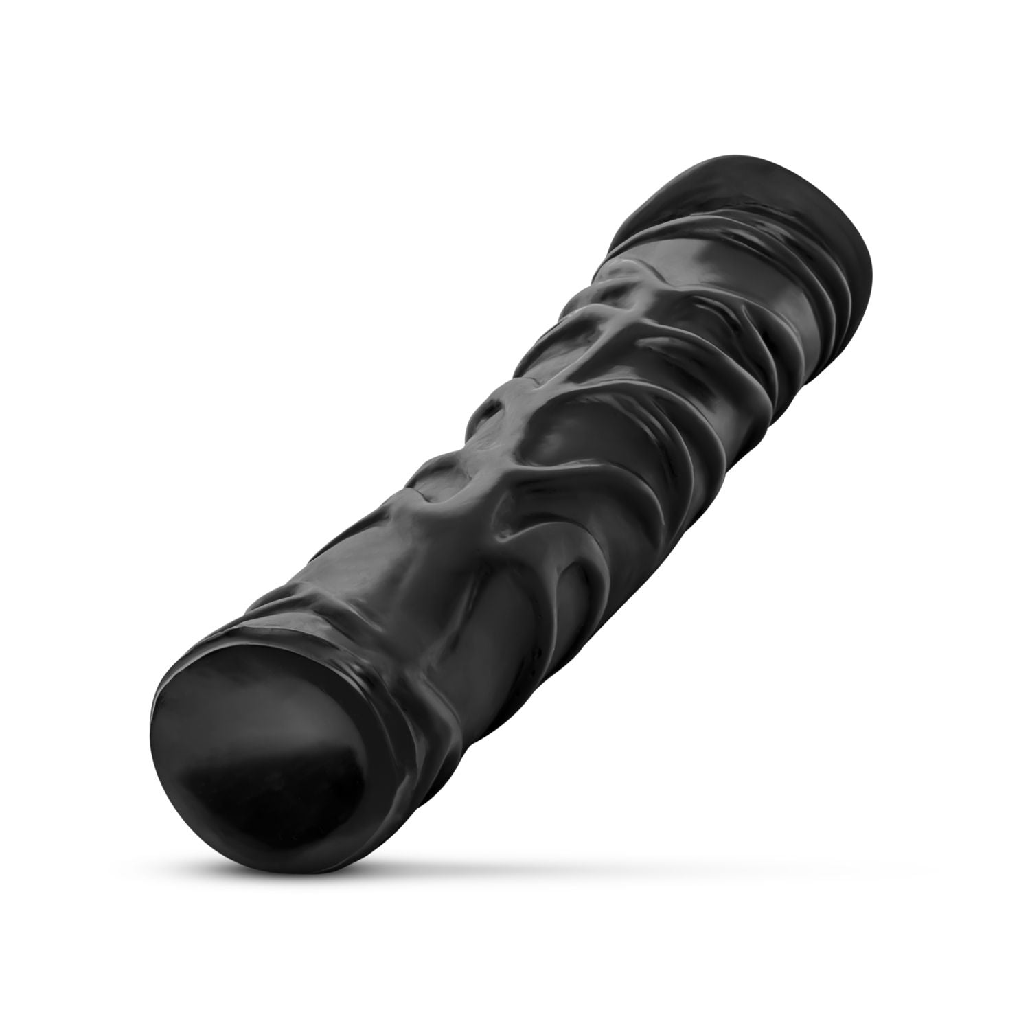 All Black Realistic XXL Dildo 33 cm