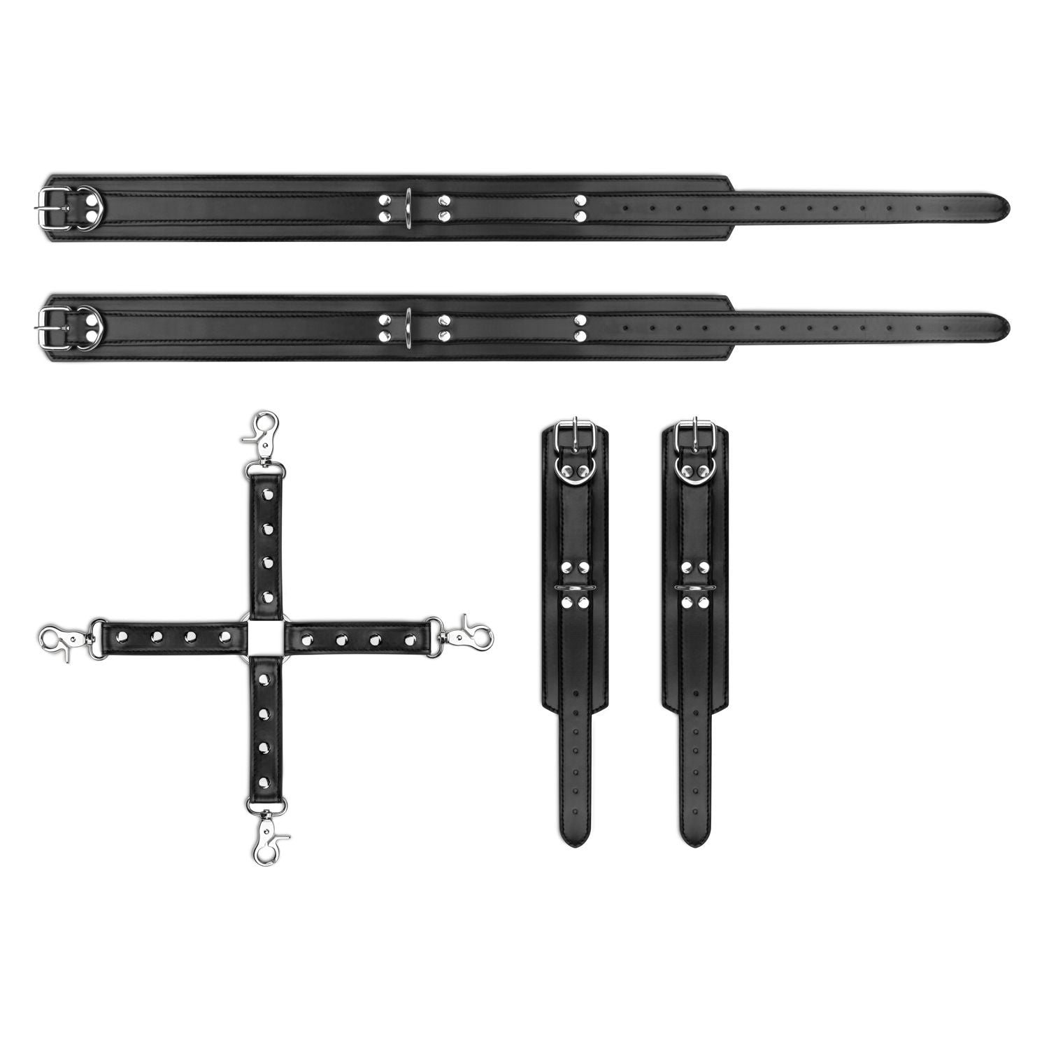 Bedroom Fantasies – Cuffs & Hogtie Set Svart