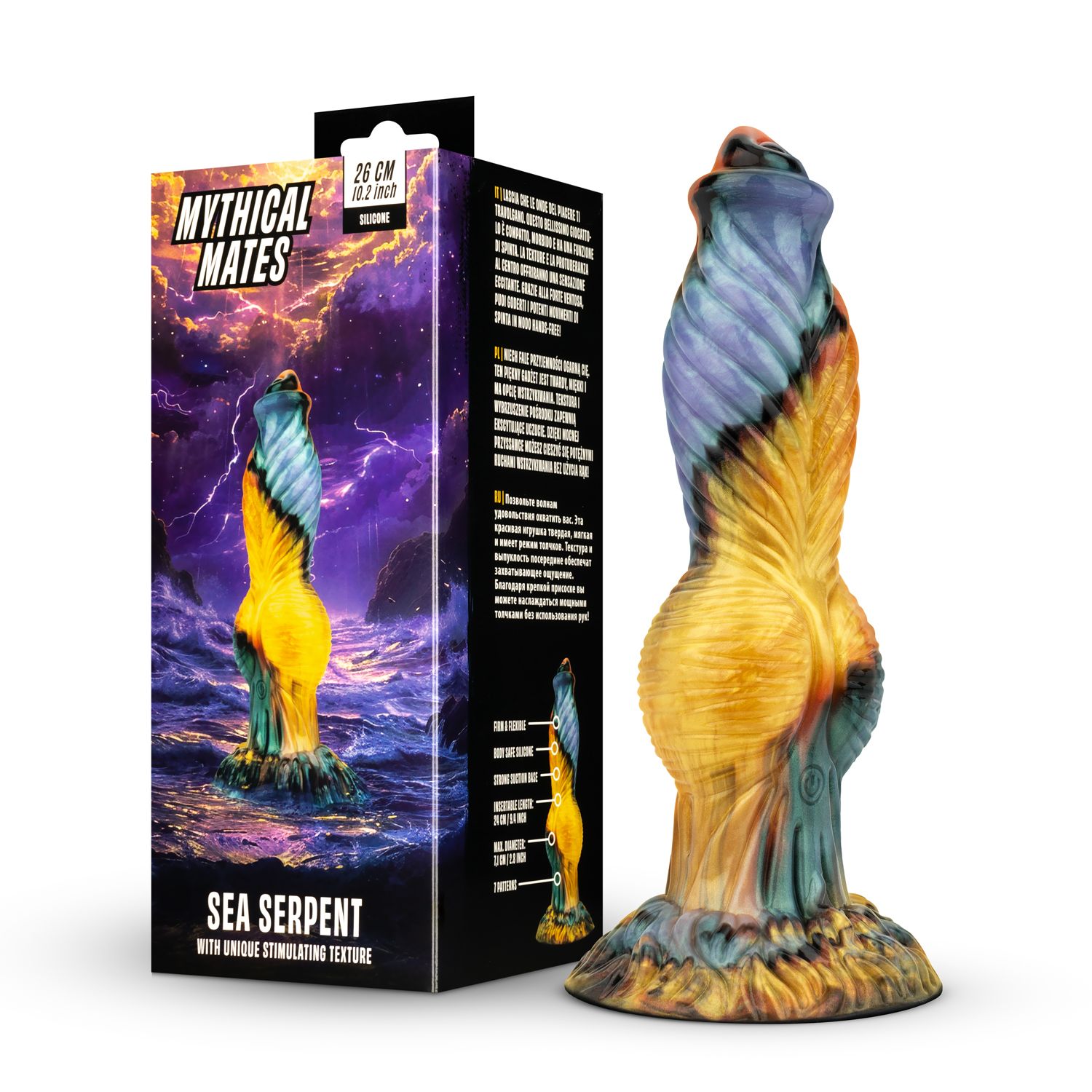 Mythical Mates Sea Serpent – Thrusting Monsterdildo 26 cm