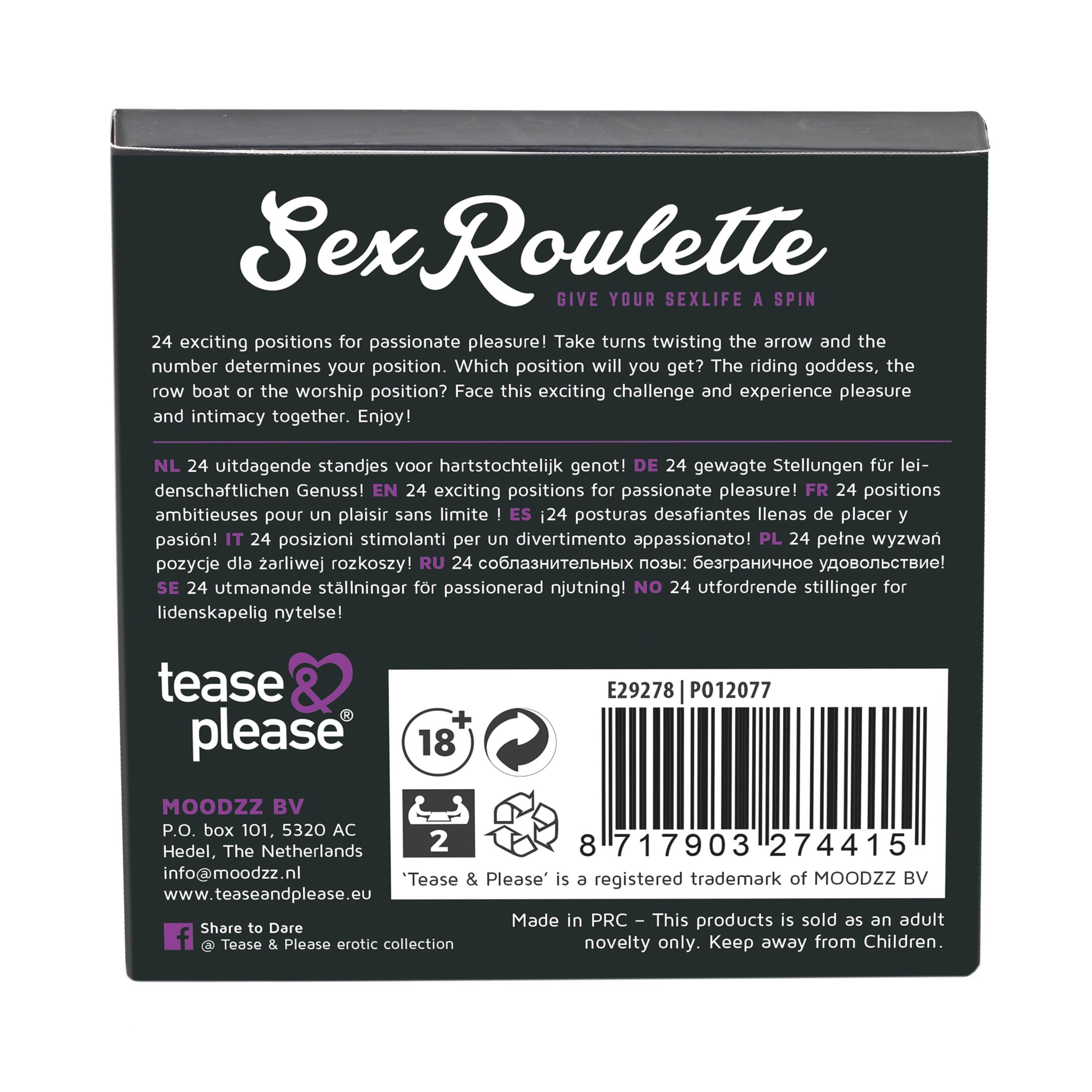 Sexspel Roulette Kama Sutra
