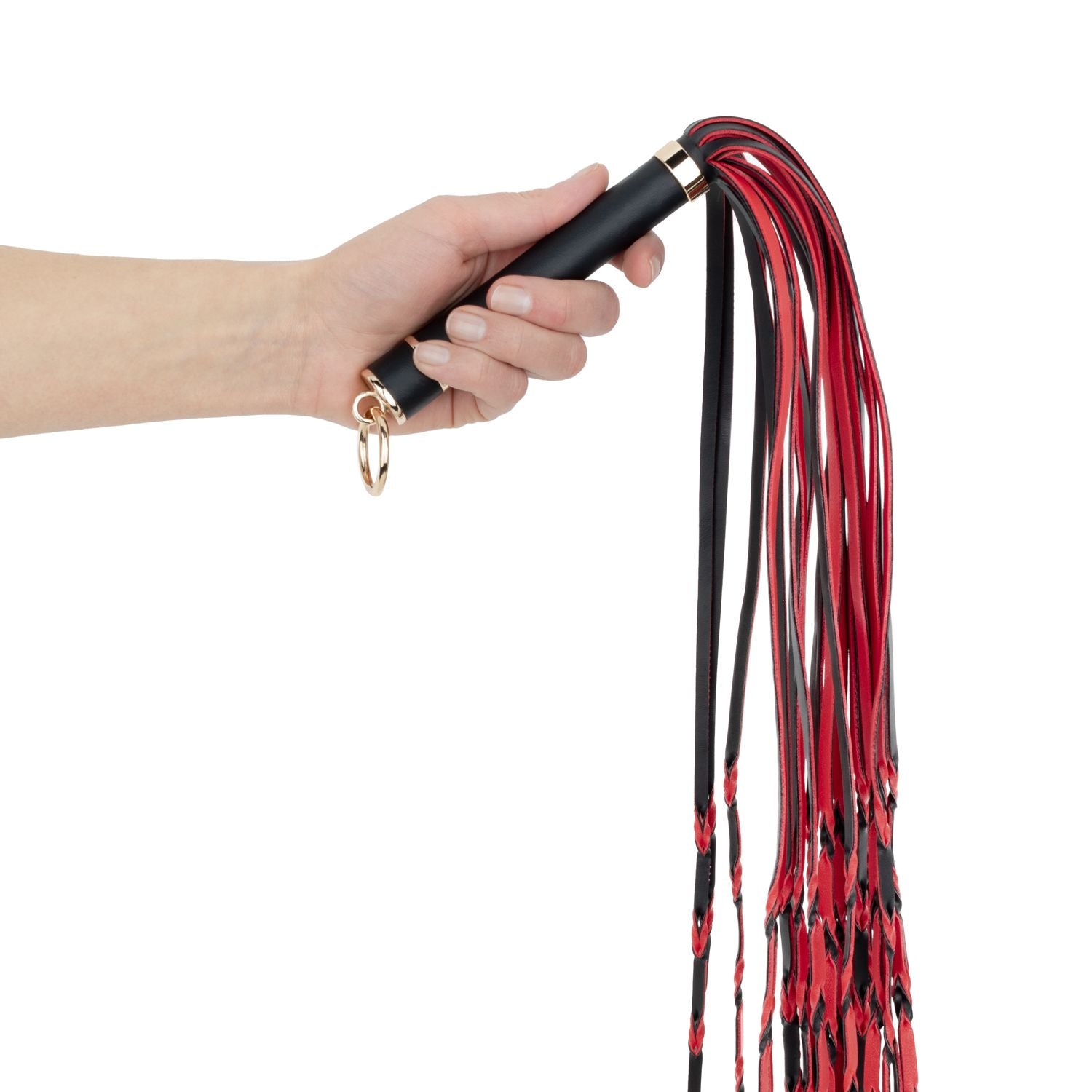 Fetish Collection – Röd & Svart Flogger 64 cm