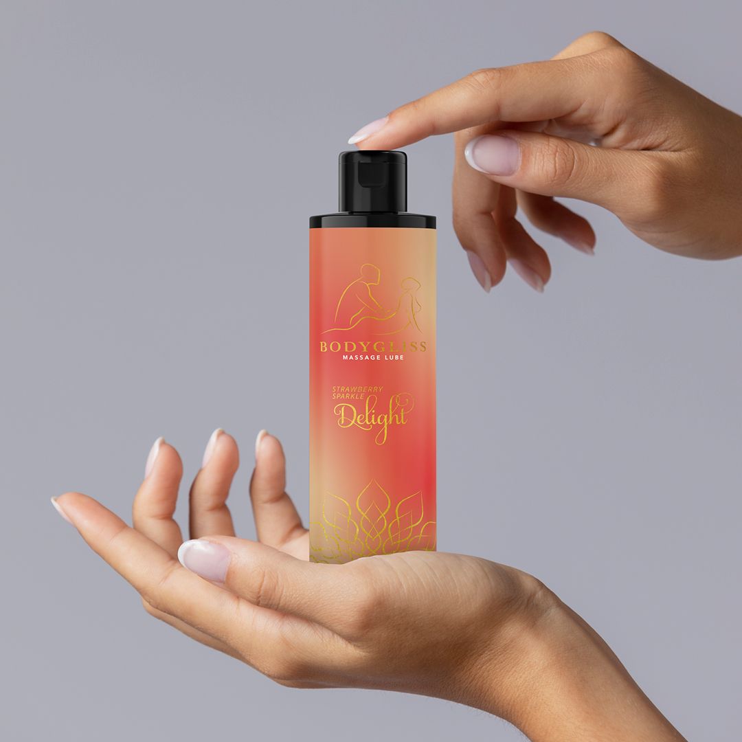 BodyGliss Massage & Glidolja – Jordgubb & Champagne