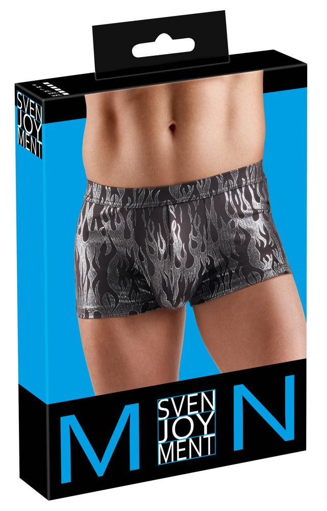 Metallic Boxer Shorts – Svart/Silver
