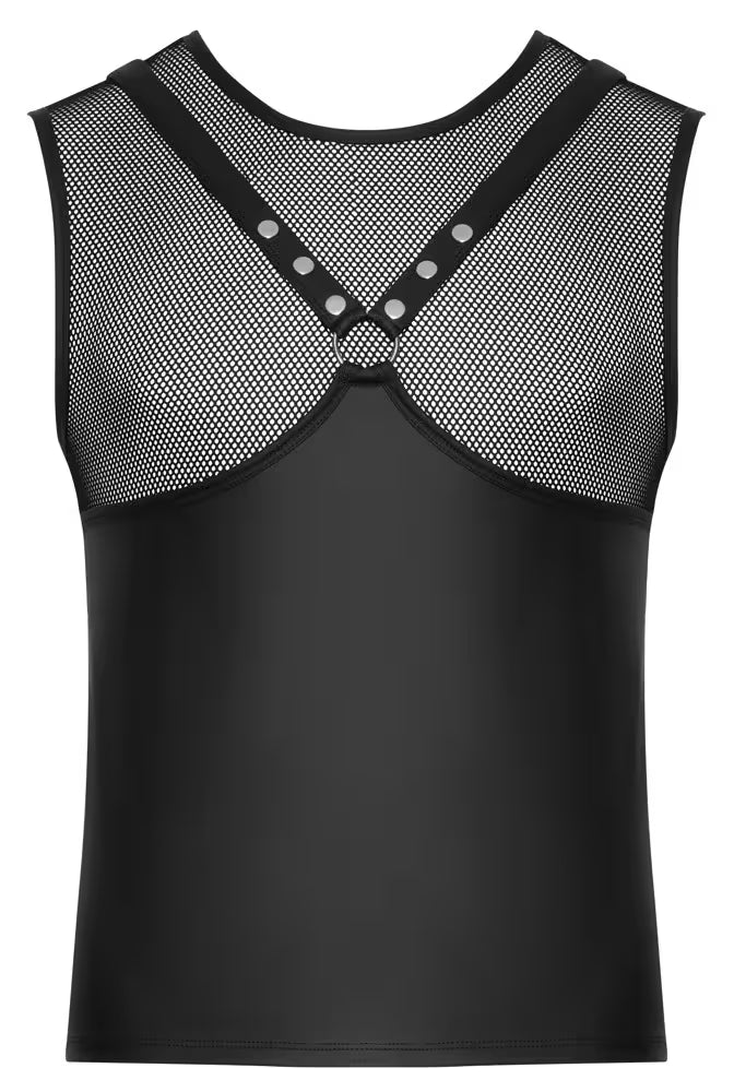 Svenjoyment ärmlös skjorta i harness-stil