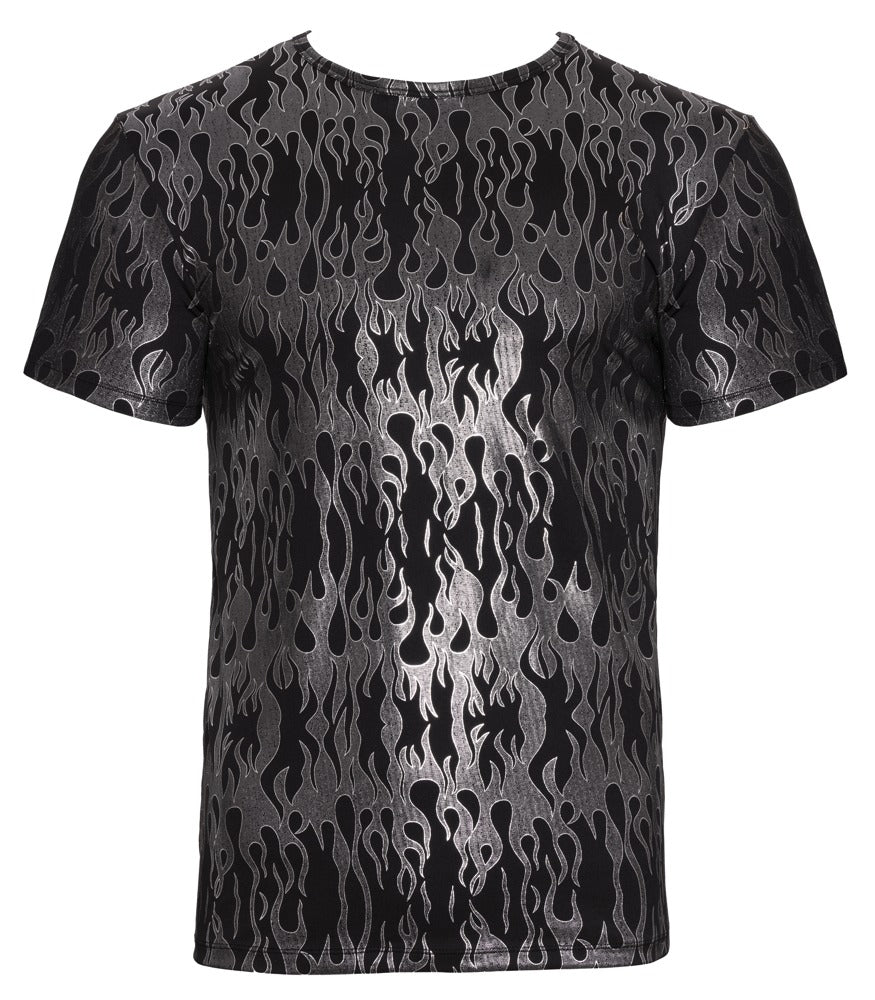 Metallic T-Shirt – Svart/Silver