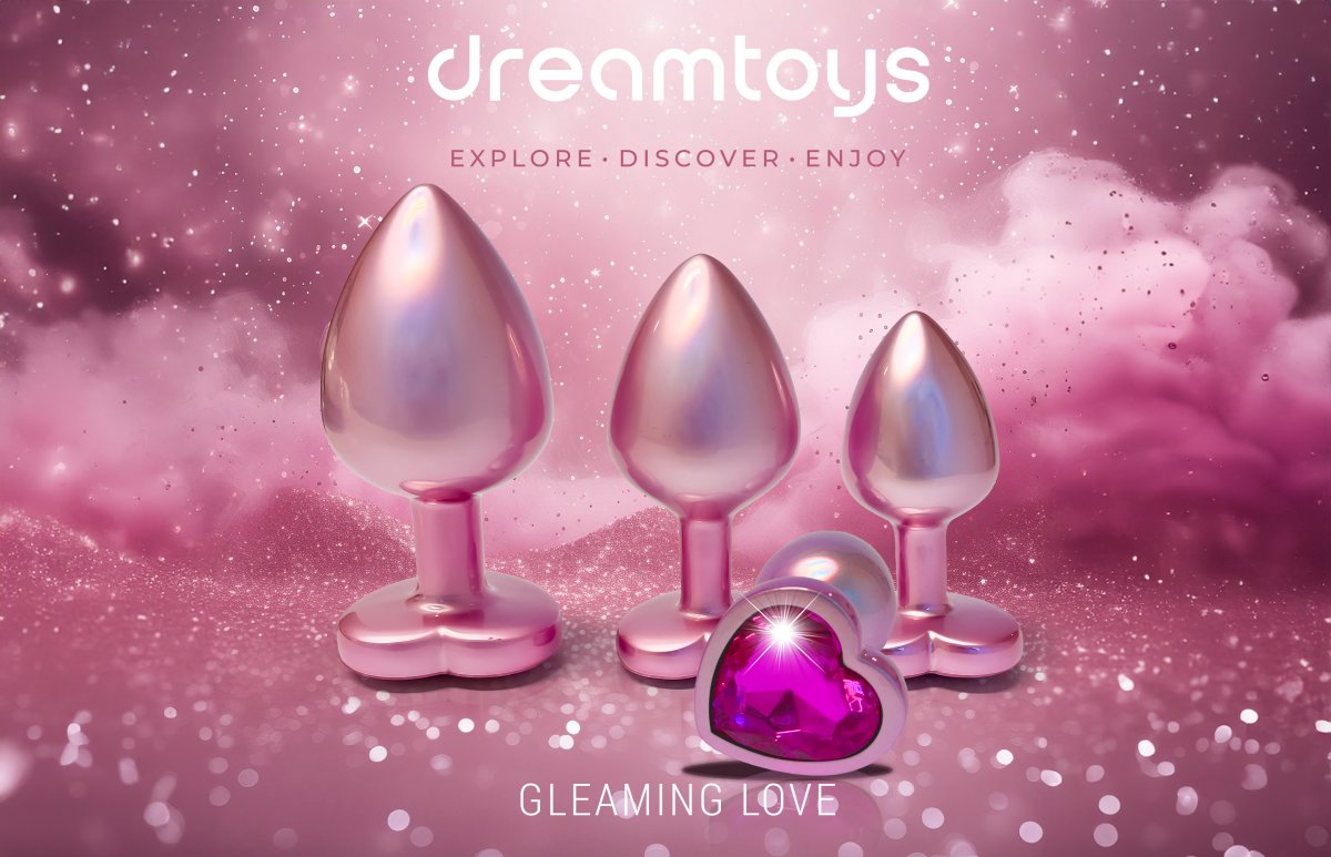Gleaming Love Pearl Pink Buttplug Set