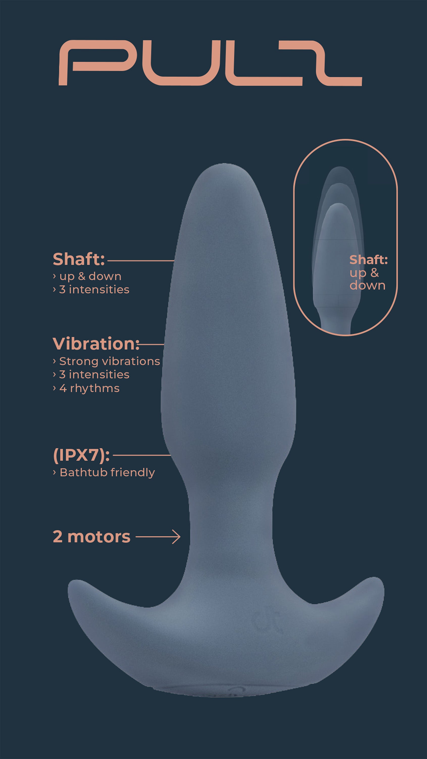 Pulz Phoebe Upp-och-Ned Analplugg