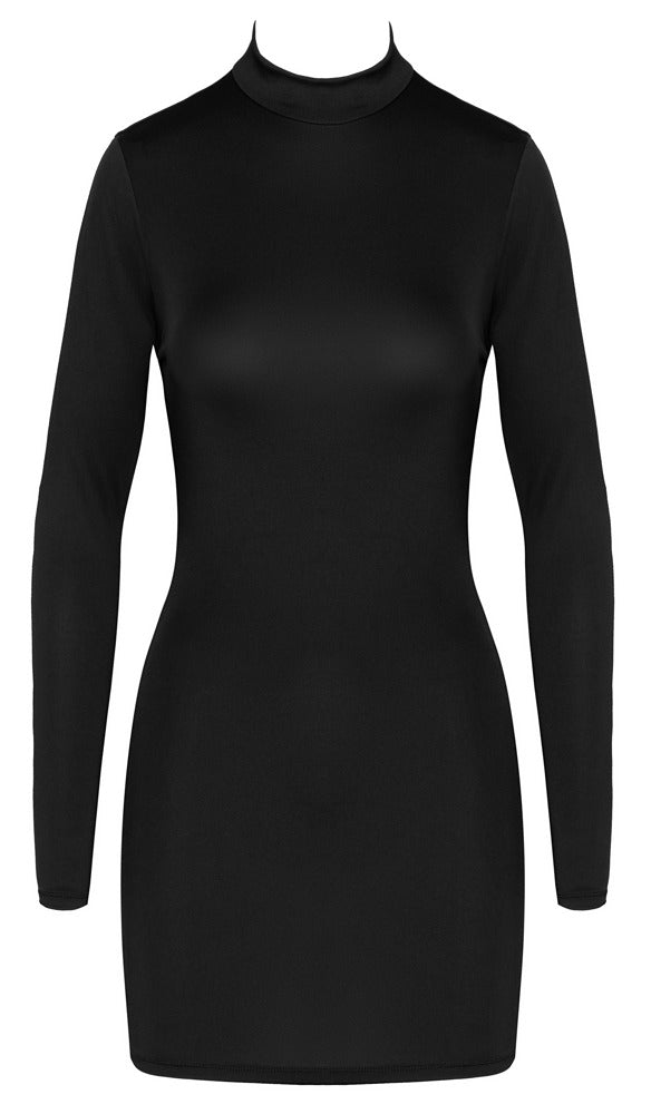 Svart Miniklänning med Kedjor