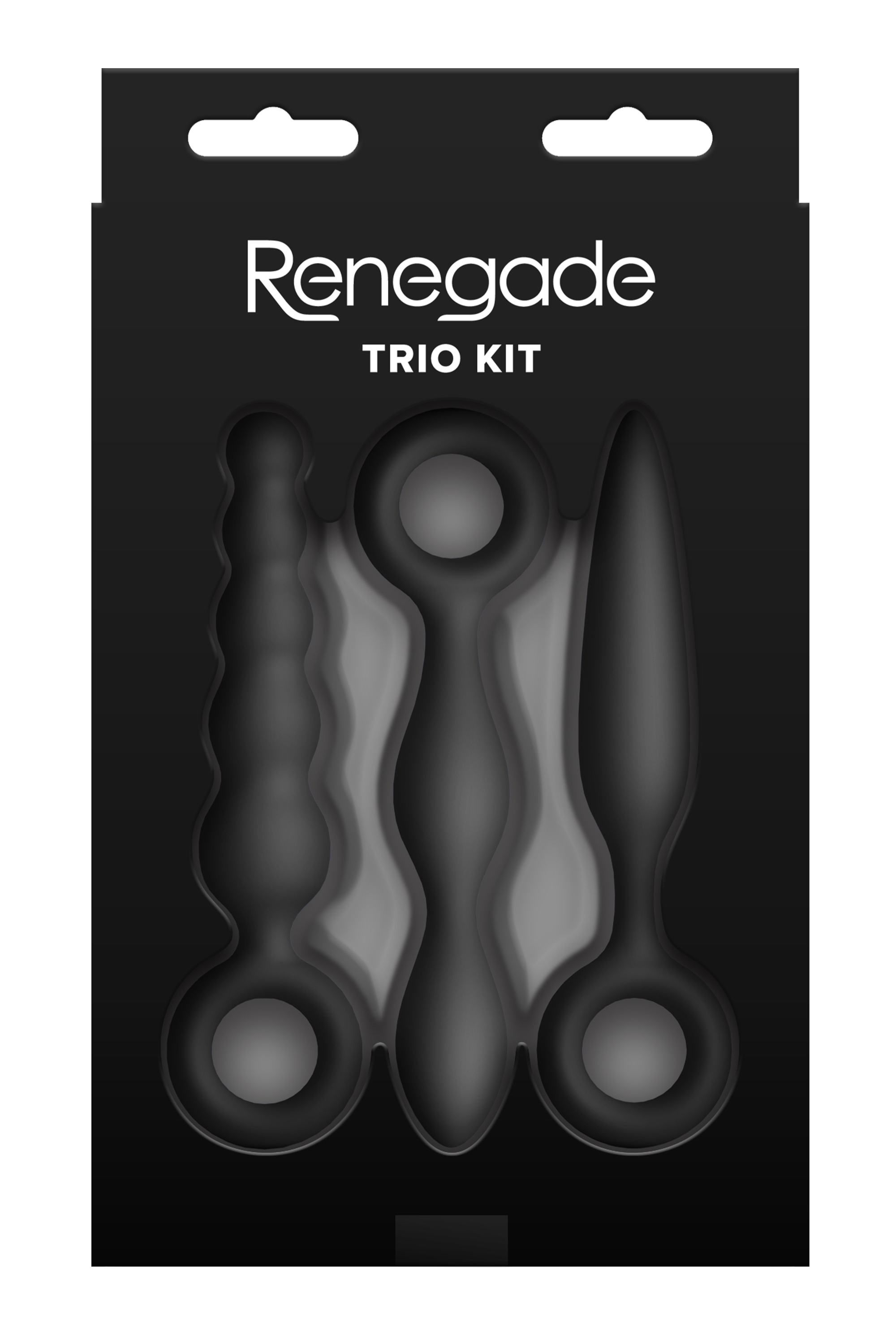 Renegade Trio Kit Black Analpluggsset