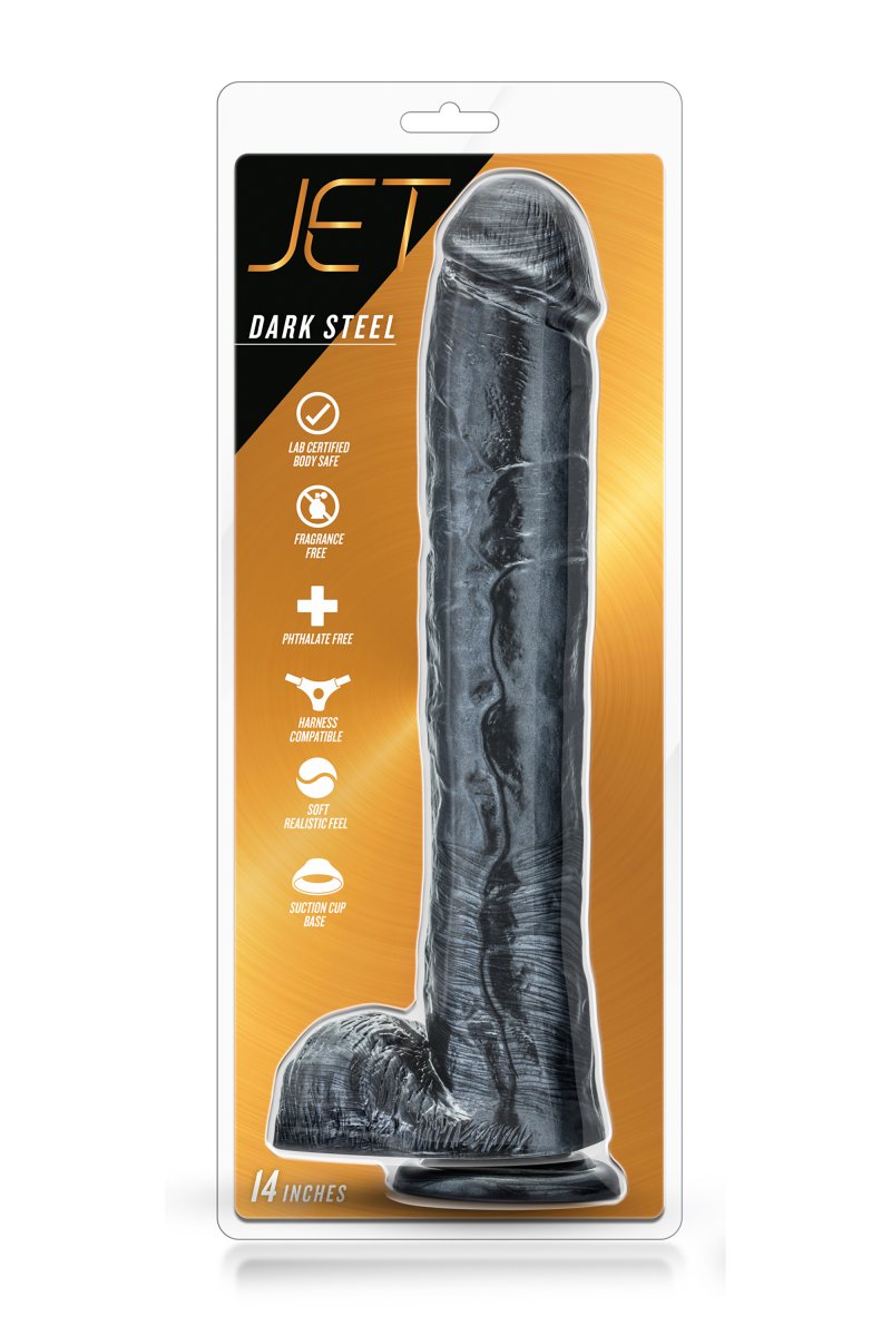 Jet Dark Steel Suuri Dildo