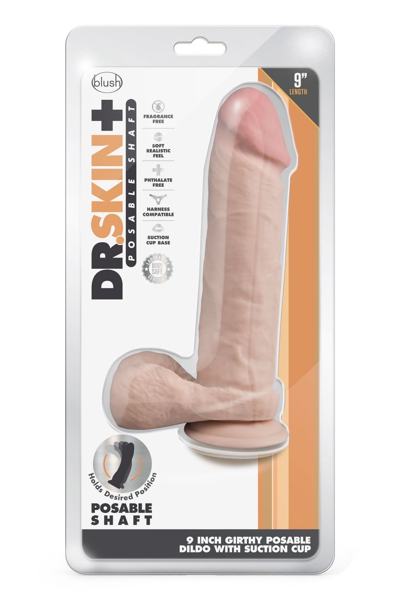 Dr.Skin 22cm paksu pestävä dildo