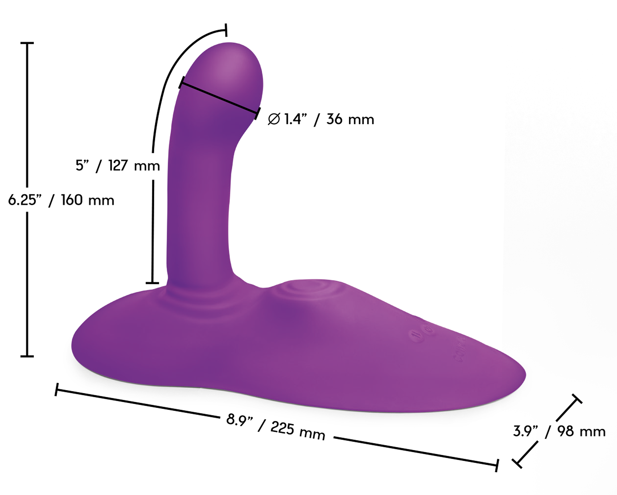 Cowgirl Rodeo Rider Thrusting Purple