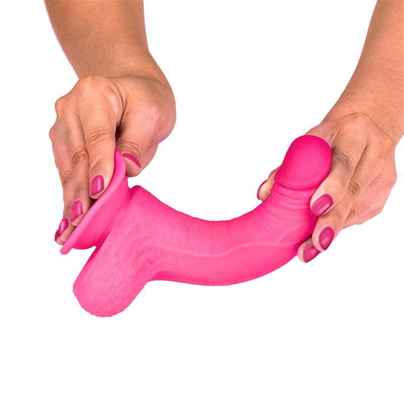 Pink Slidy Natural Dildo 17 cm