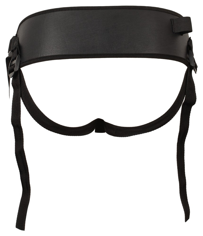 Strap-on setti, jossa 3 silikonidildoa