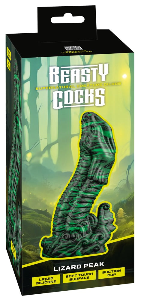 Beasty Cocks Lizard Dildo med Sugkopp