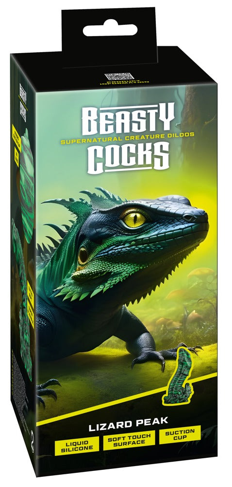 Beasty Cocks Lizard Dildo med Sugkopp