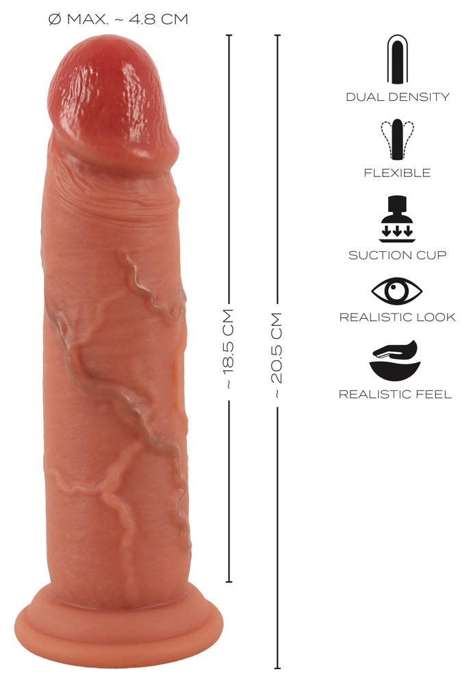 Realistixxx Real Skin – Realistisk Dildo med Sugkopp
