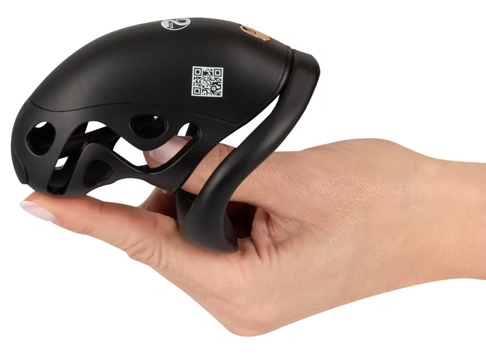 Cock cage med silikon-dilator