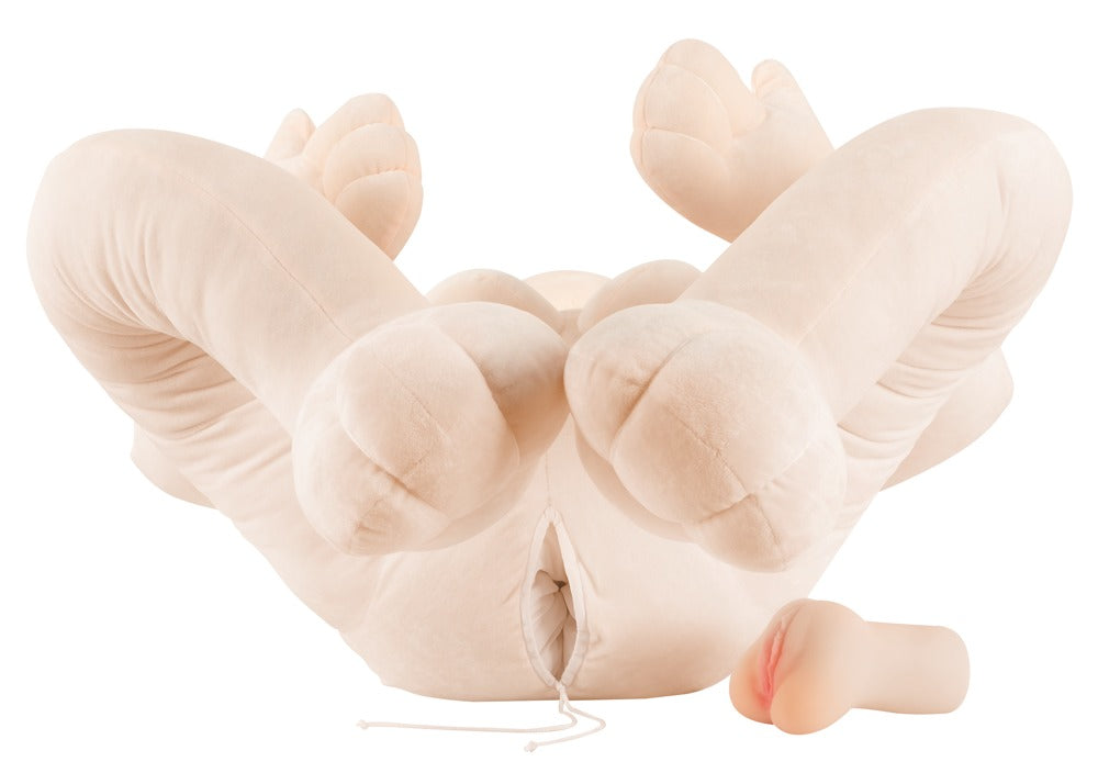 Plush Doll Leona Mjuk Docka med Masturbator