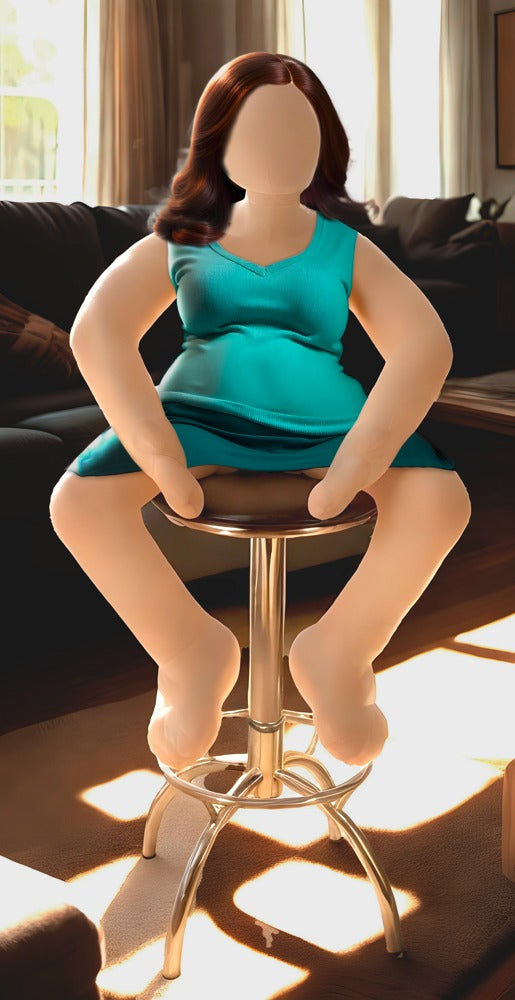 Plush Doll Leona Mjuk Docka med Masturbator