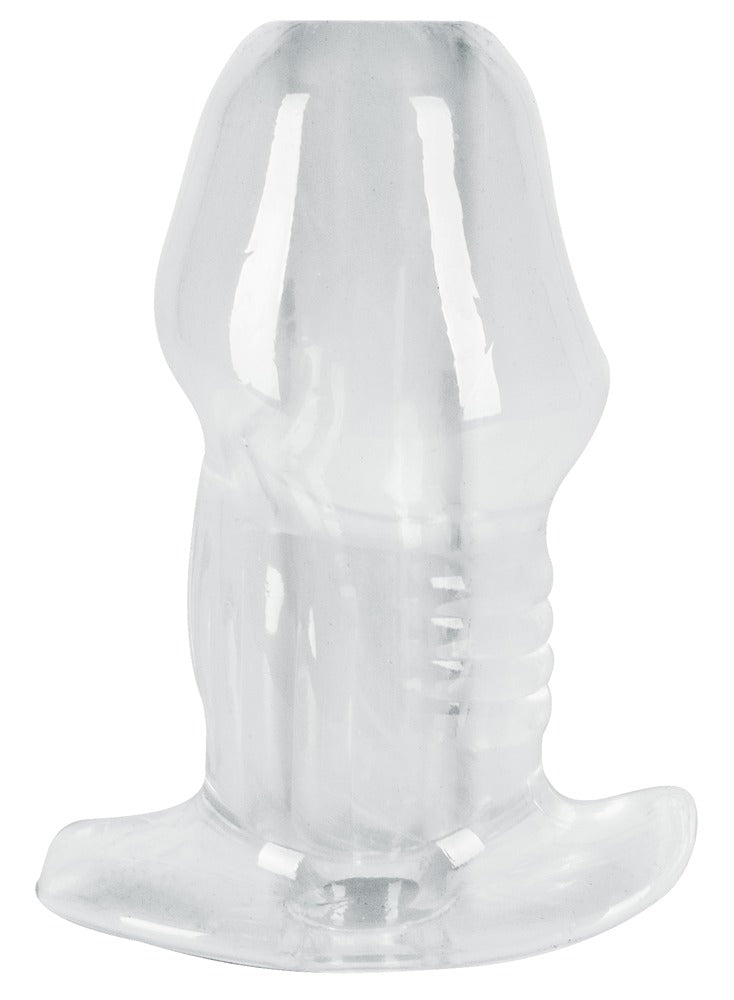 Transparent Analplugg med Tunnel