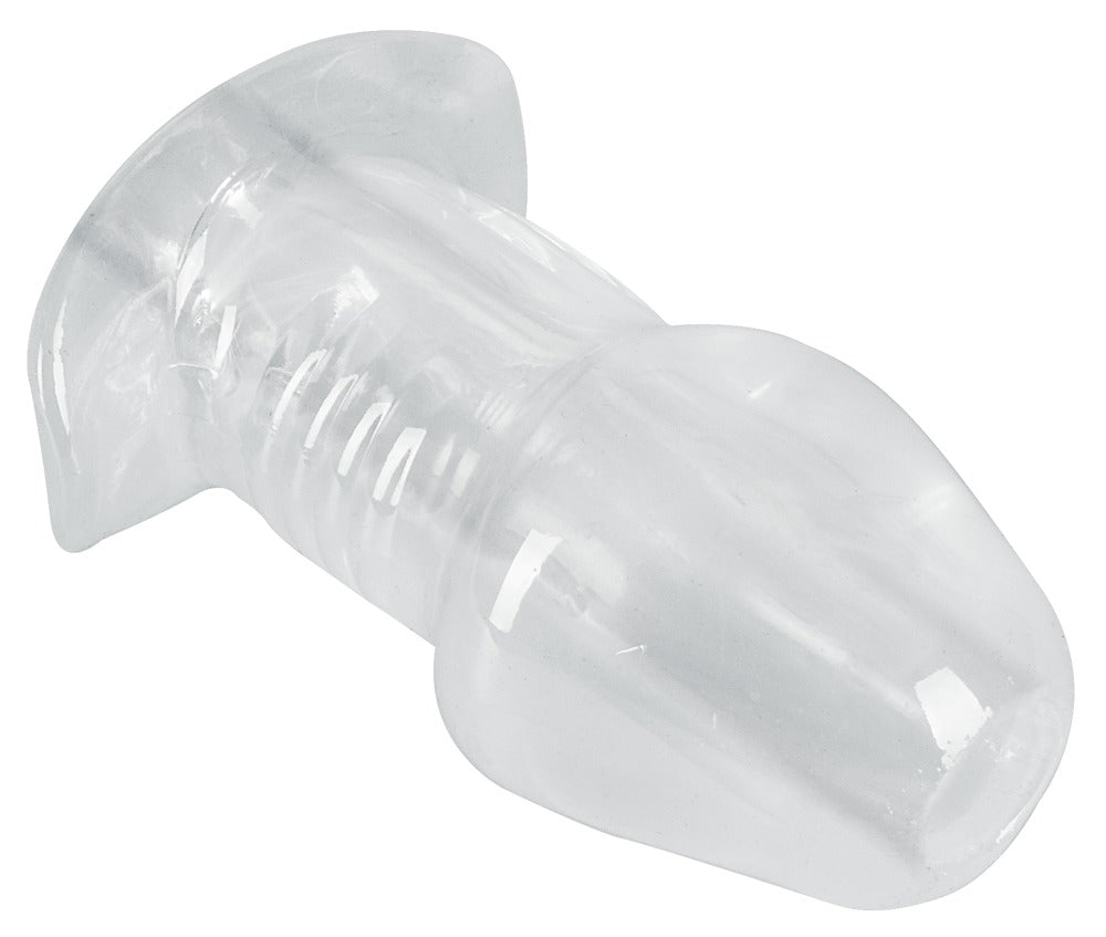 Transparent Analplugg med Tunnel