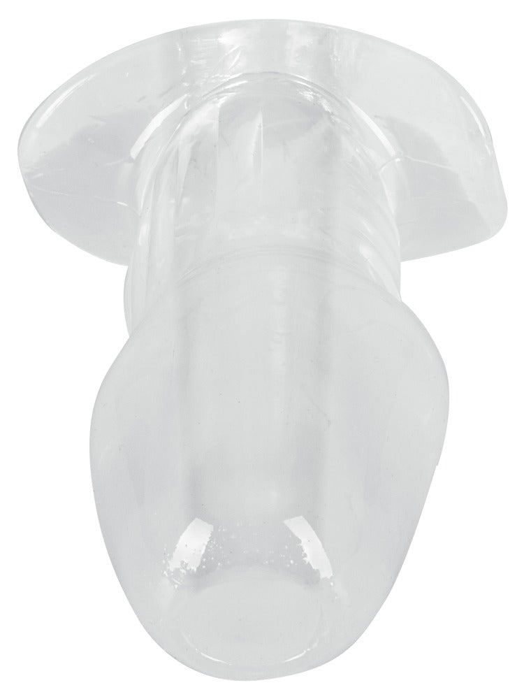 Transparent Analplugg med Tunnel