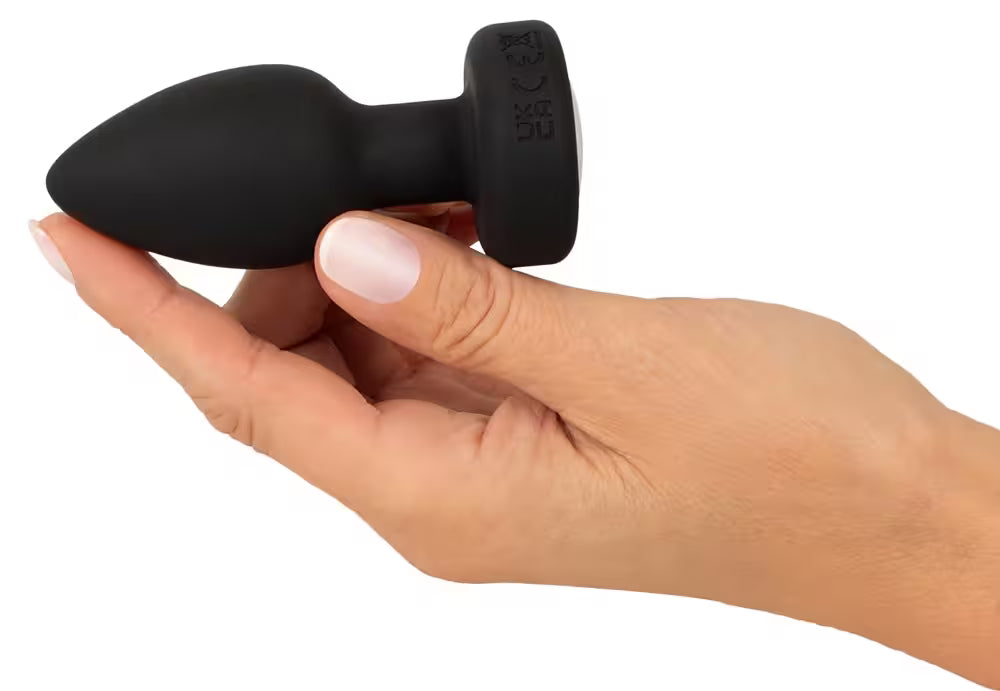 Vibrerande analplugg med LED-ljus