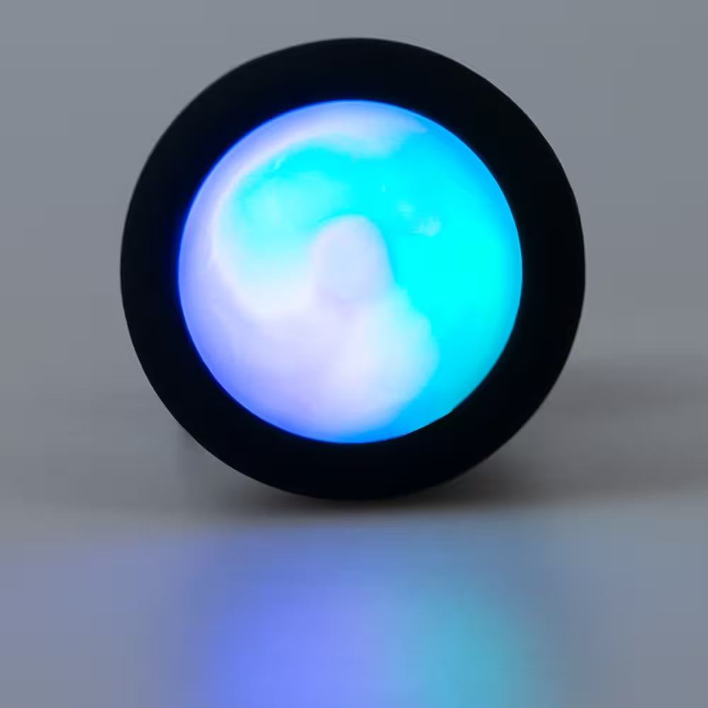 Vibrerande analplugg med LED-ljus