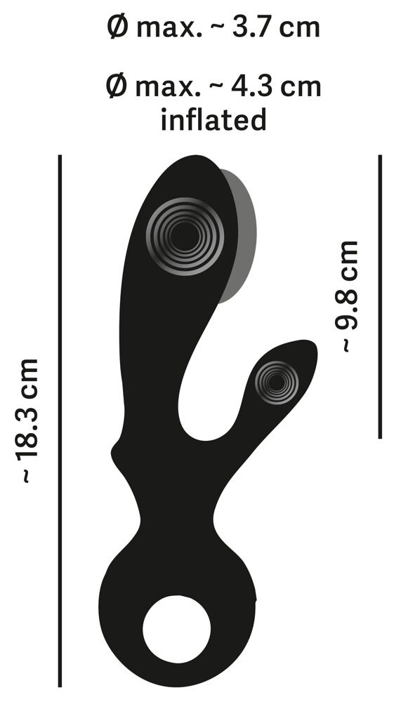 Oppusteligt sexlegetøj med kaniner