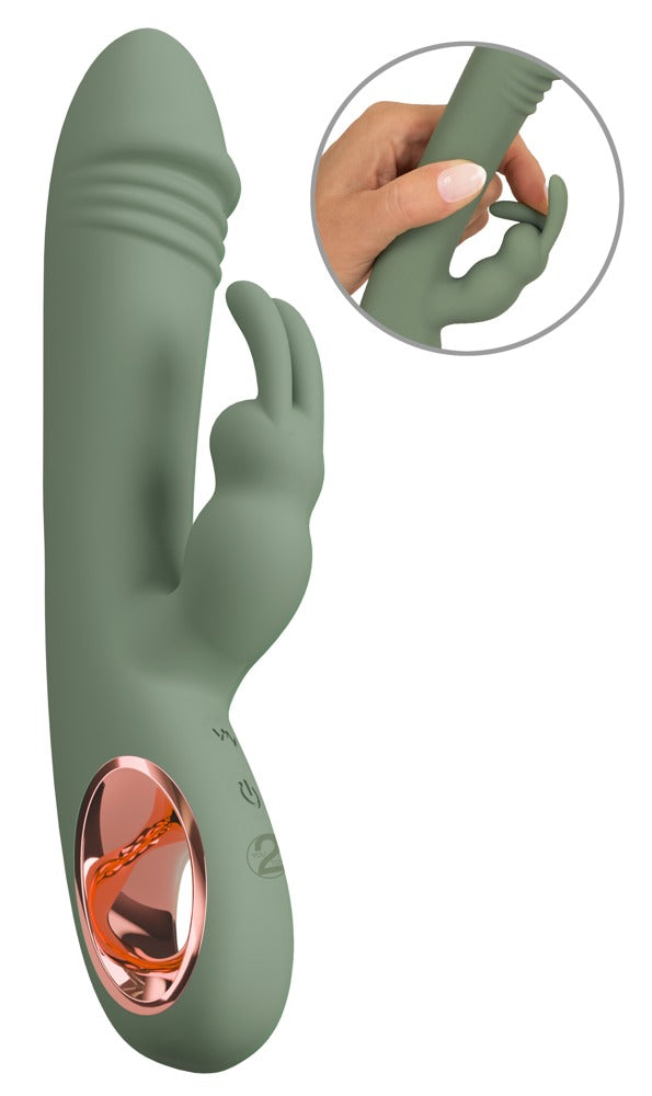 Slim Rabbit Vibrator -oliivi
