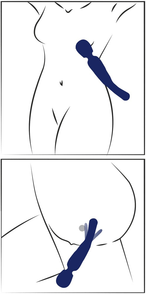 Sweet Smile Wand – Dubbelsidig Massagevibrator