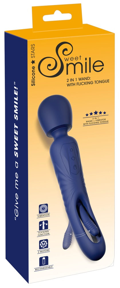 Sweet Smile Wand – Dubbelsidig Massagevibrator