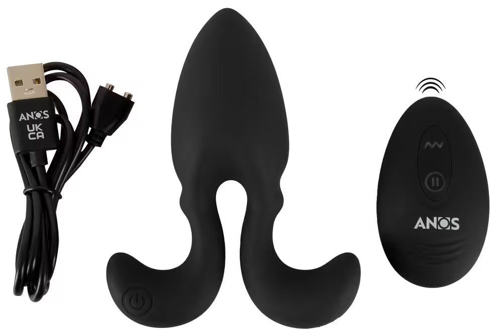 Vibrerande analplugg med fjärrkontroll