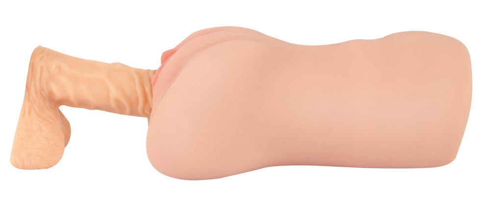 Realistisk Masturbator med Sug & Vibration