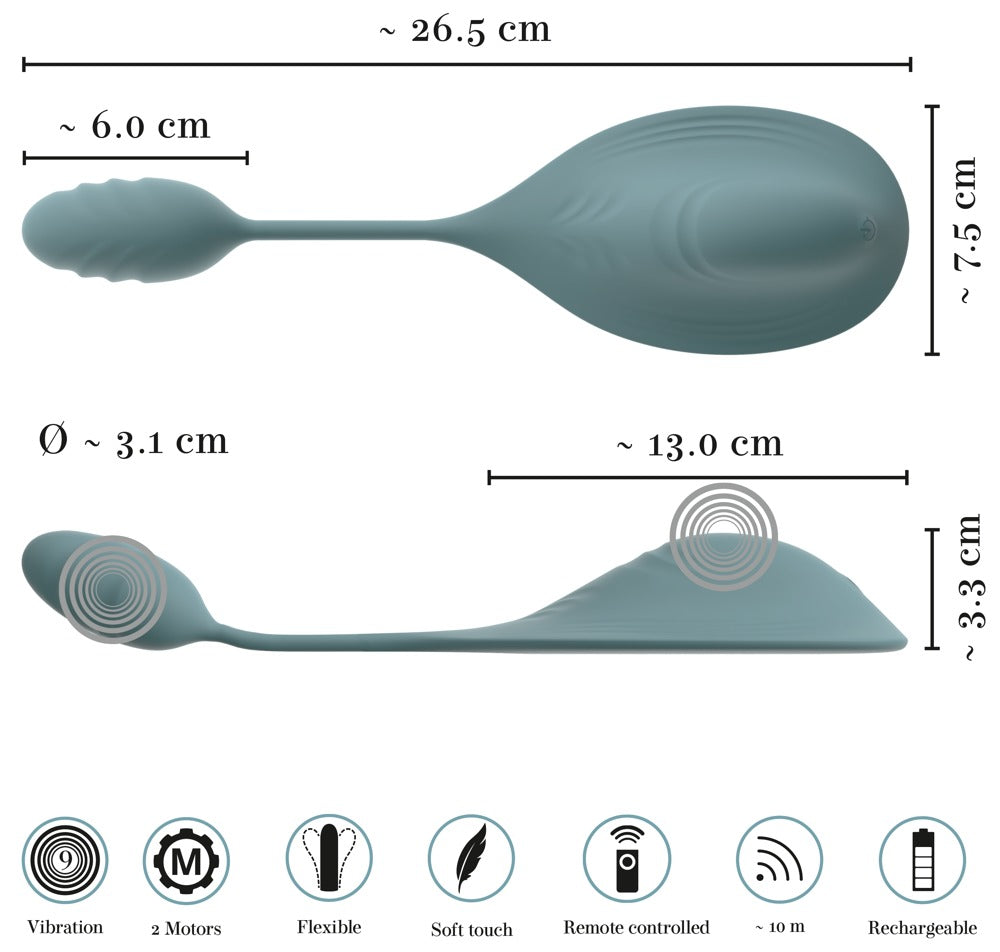 Vibepad Mini med Vibrerande Ägg