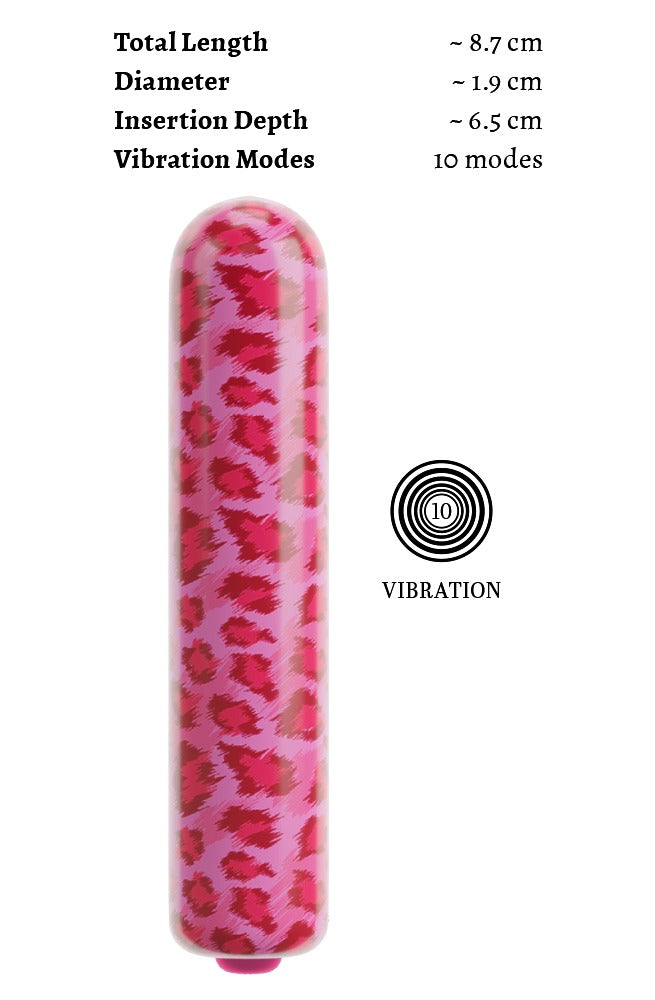 LEO Mini Vibrator – Leopardmönstrad Minivibrator