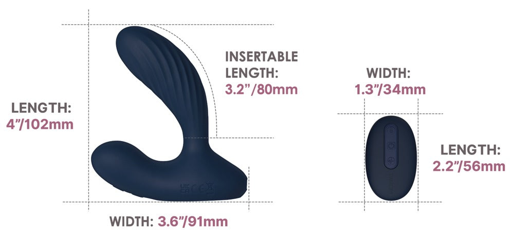 Vick Neo 2 kauko-ohjattava eturauhasvibraattori