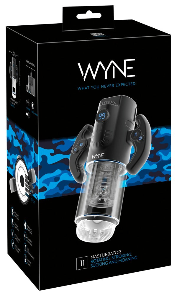 WYNE Masturbator 11 med Rotation & Sug