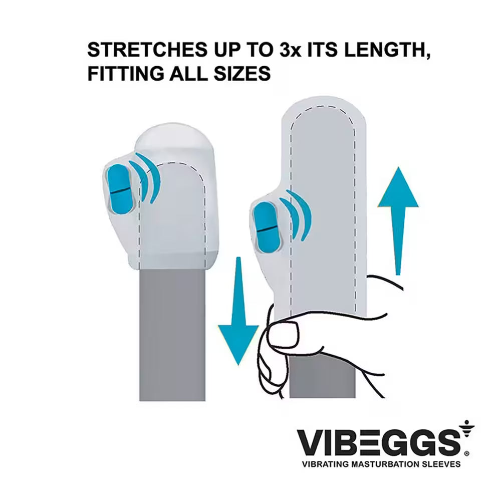 Vibeggs Vibrerande Masturbator Sleeve