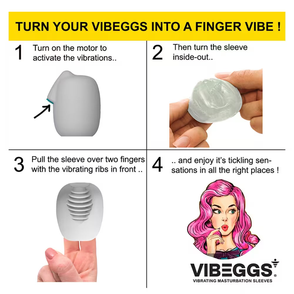 Vibeggs Vibrerande Masturbator Sleeve